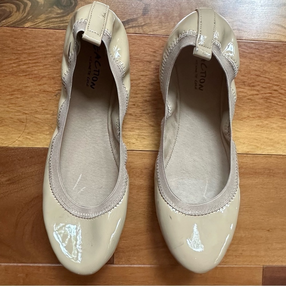 Kenneth Cole Reaction Patent Leather Ballet Flats